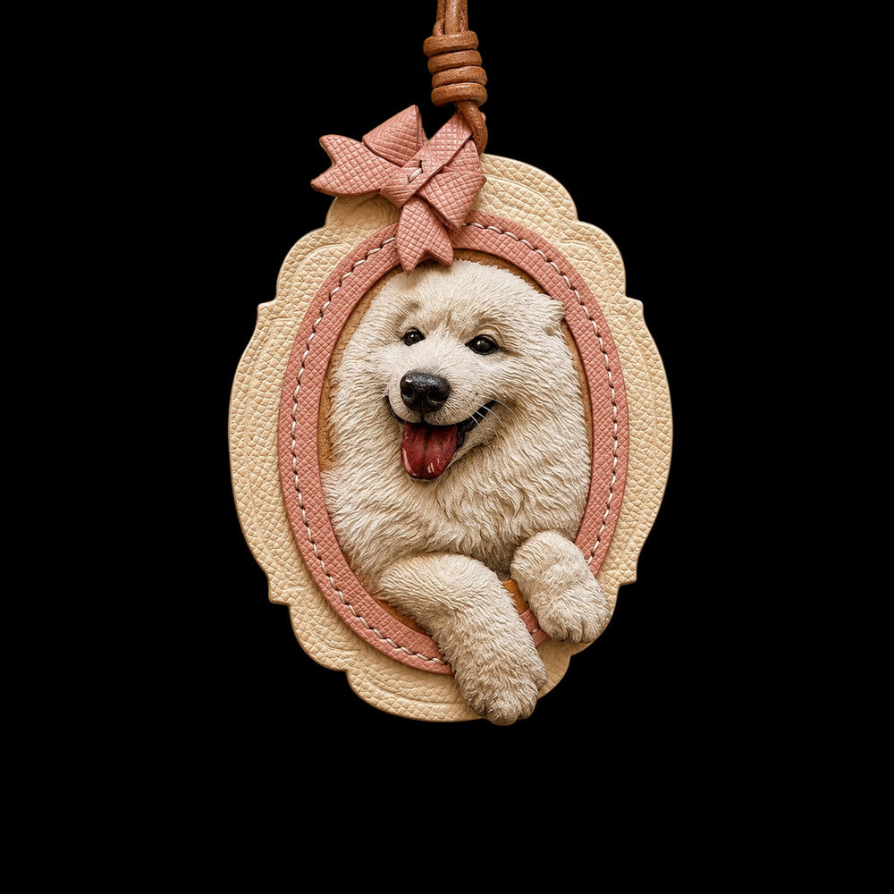 Custom Single Dog Full-Body Leather Portrait